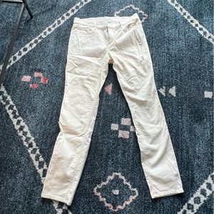 LOFT white/cream women’s corduroy pant